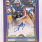 2026 Bowman Chrome Autograph NFL Ladd McConkey [Purple Refractor] #BCA-LM — front