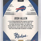 2018 Donruss The Rookies Josh Allen #R-4 — back