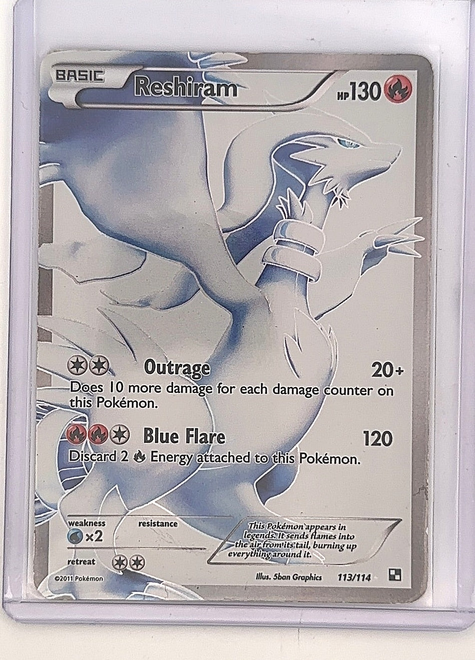 Reshiram (113 Full Art) #113/114 — front