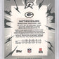2025 Topps Resurgence Matthew Golden [Digital Surge] #133 — back