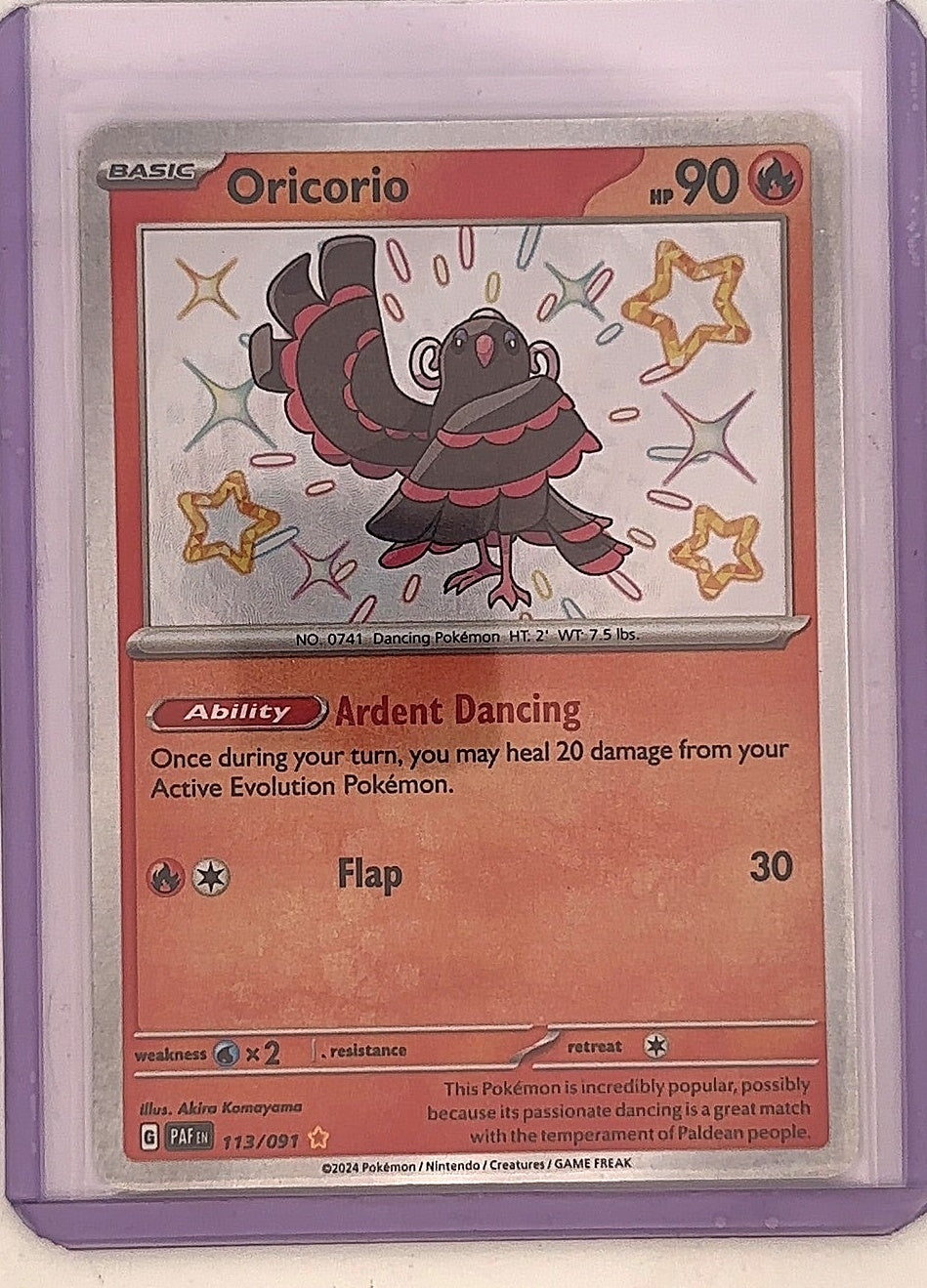 Oricorio #113/091 — front