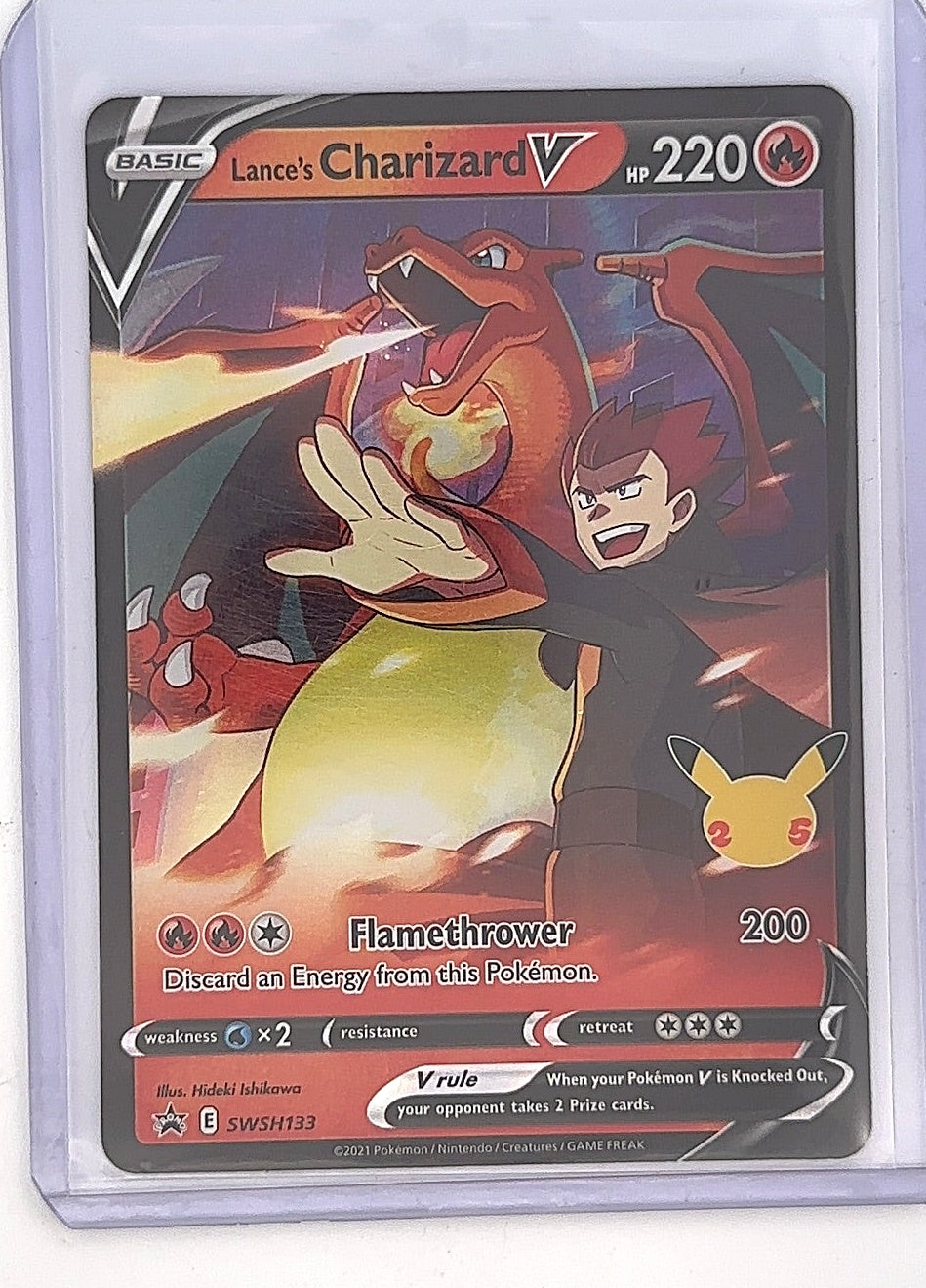 Lance's Charizard V - SWSH133 #SWSH133 — front