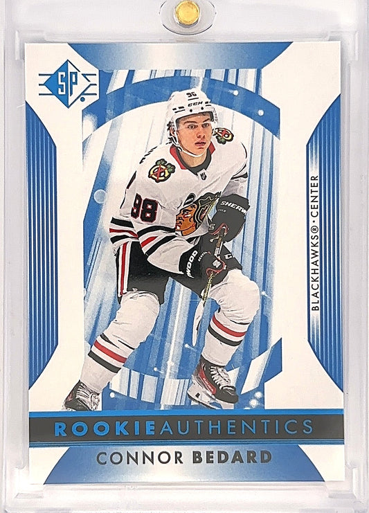 2023-24 SP Hockey Connor Bedard Rookie Authentics #101 — front