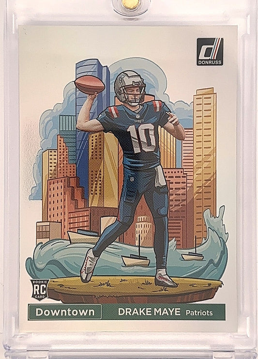 2024 Panini Donruss Downtown Drake Maye #13 RC — front