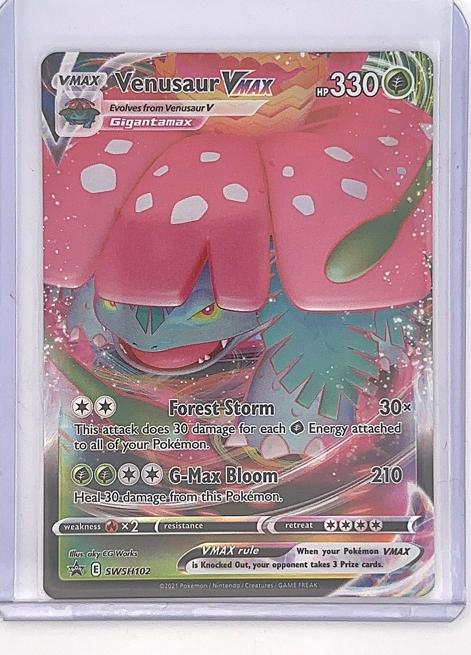 Venusaur VMAX - SWSH102 #SWSH102 — front
