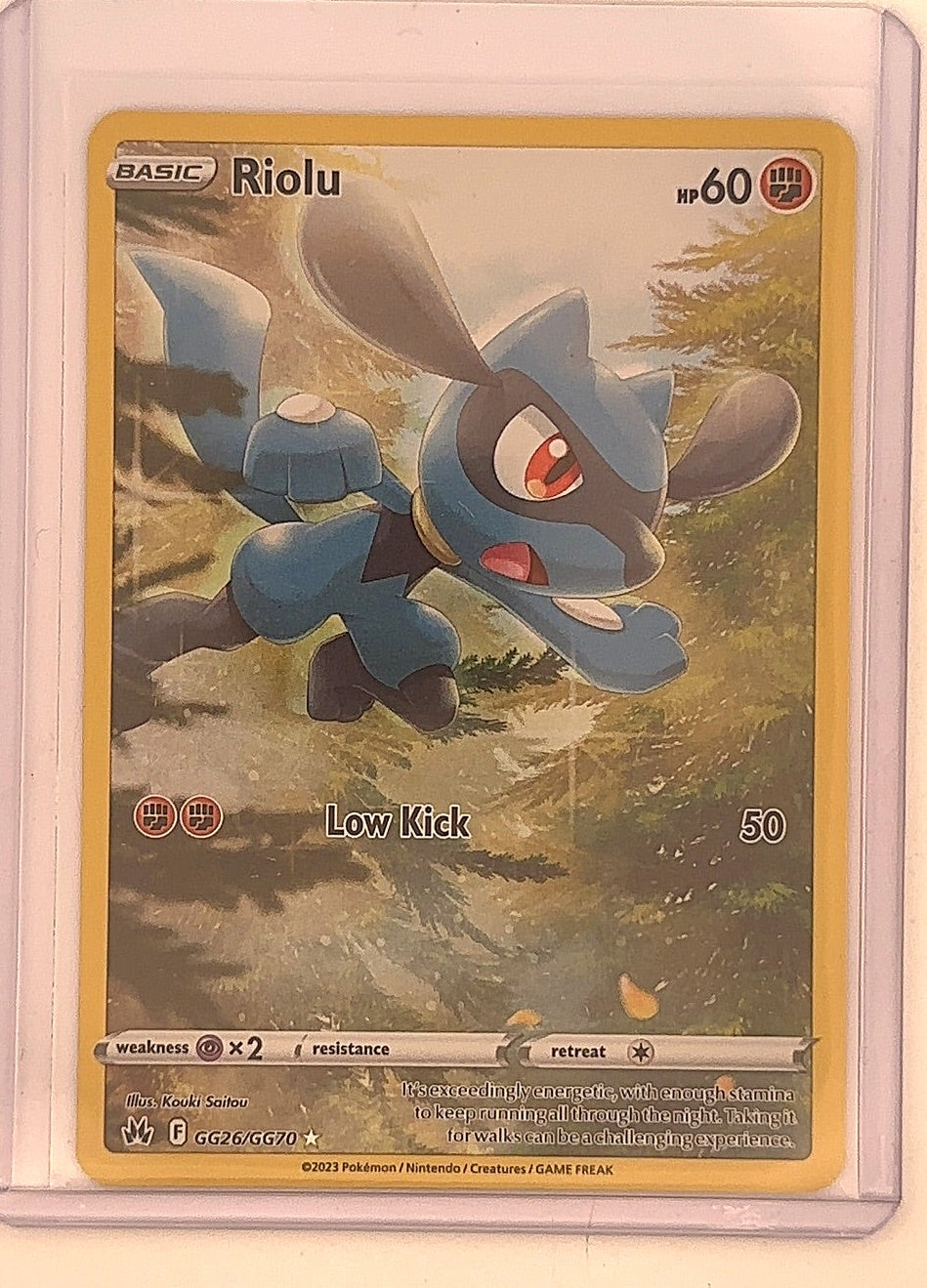 Riolu #GG26/GG70 — front