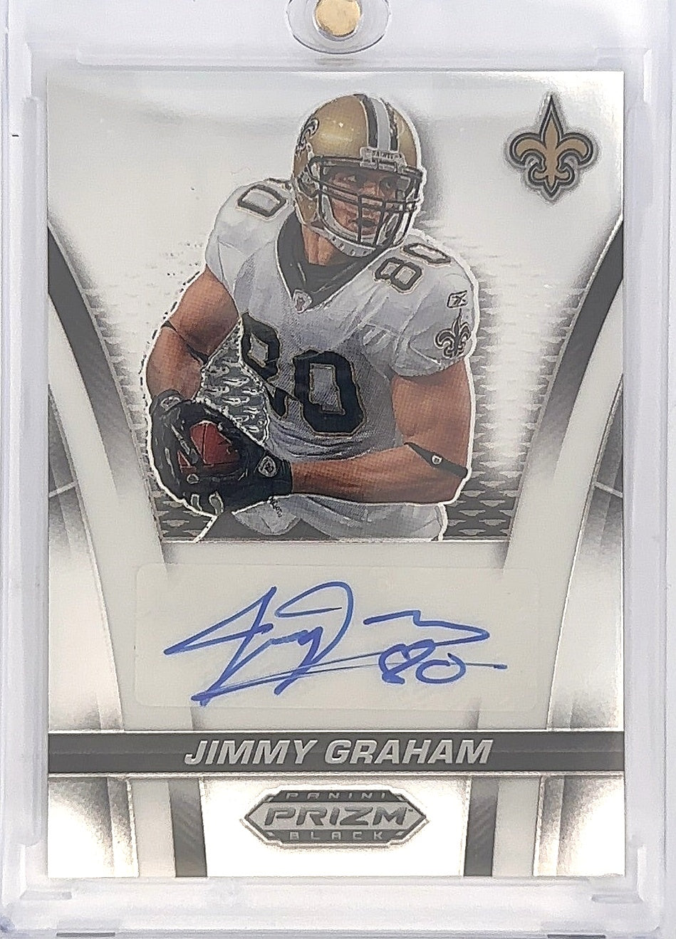 2025 Jimmy Graham Prizm Black Auto #FS-JGM — front