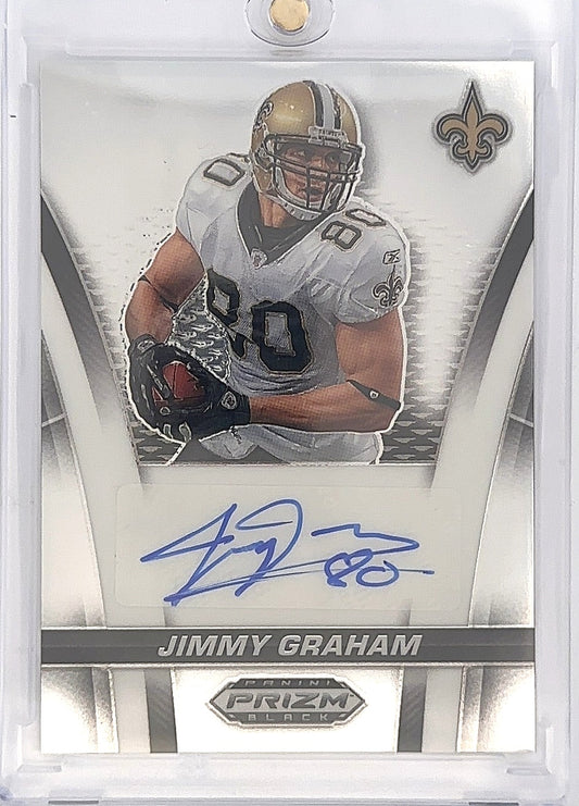 2025 Jimmy Graham Prizm Black Auto #FS-JGM — front