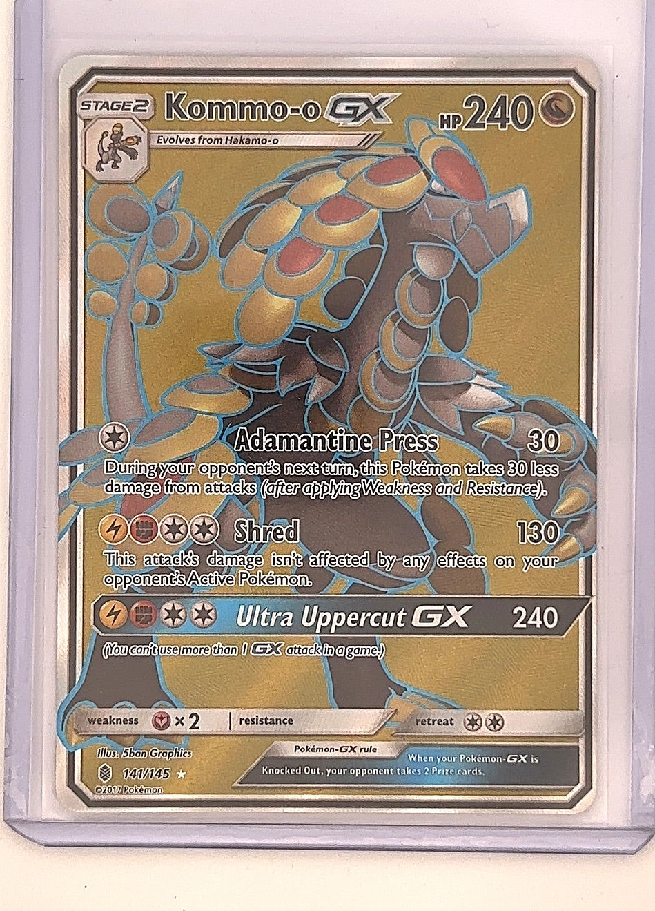 Kommo-o GX (Full Art) #141/145 — front