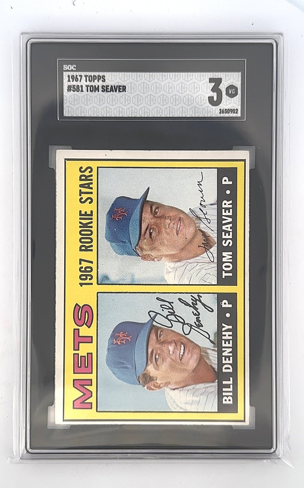 1967 Topps Mets 1967 Rookie Stars #581 SGC 3 — front