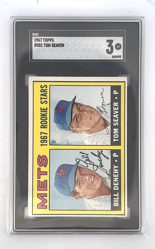 1967 Topps Mets 1967 Rookie Stars #581 SGC 3 — front