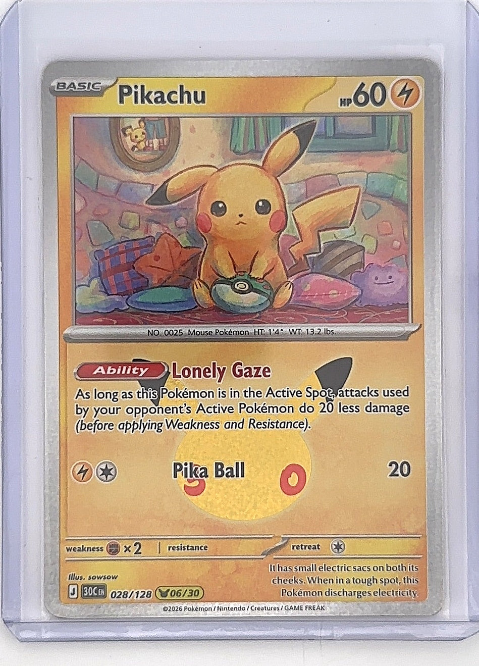 Pikachu - 028/128 #028/128 — front