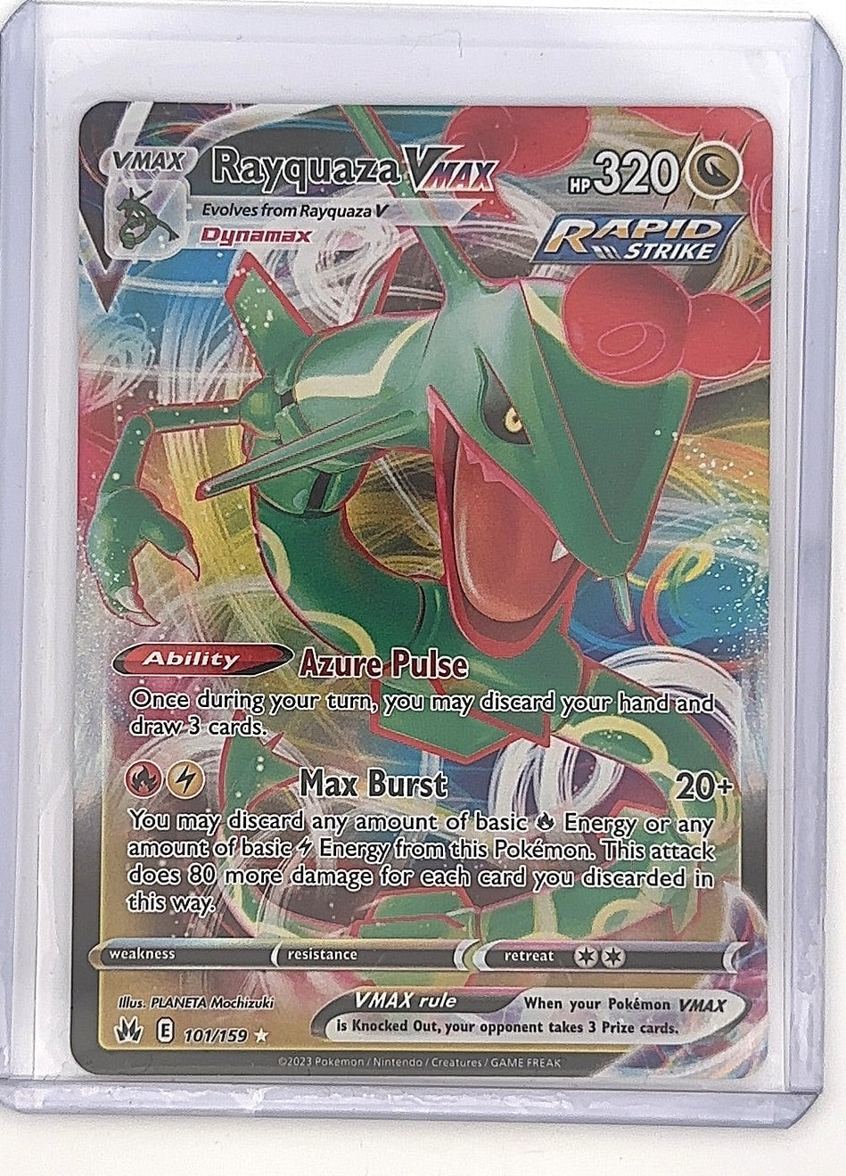 Rayquaza VMAX (101) #101/159 — front