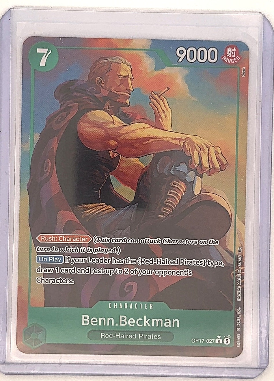 Benn.Beckman (Alternate Art) - The World’s Strongest Warriors (OP17) — front