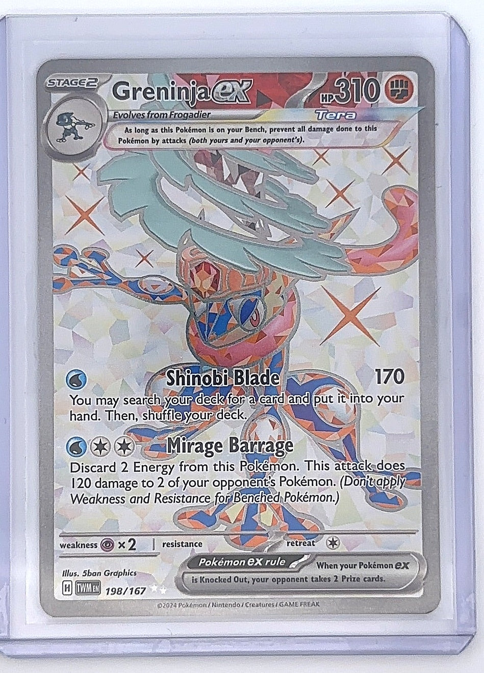 Greninja ex - 198/167 #198/167 — front