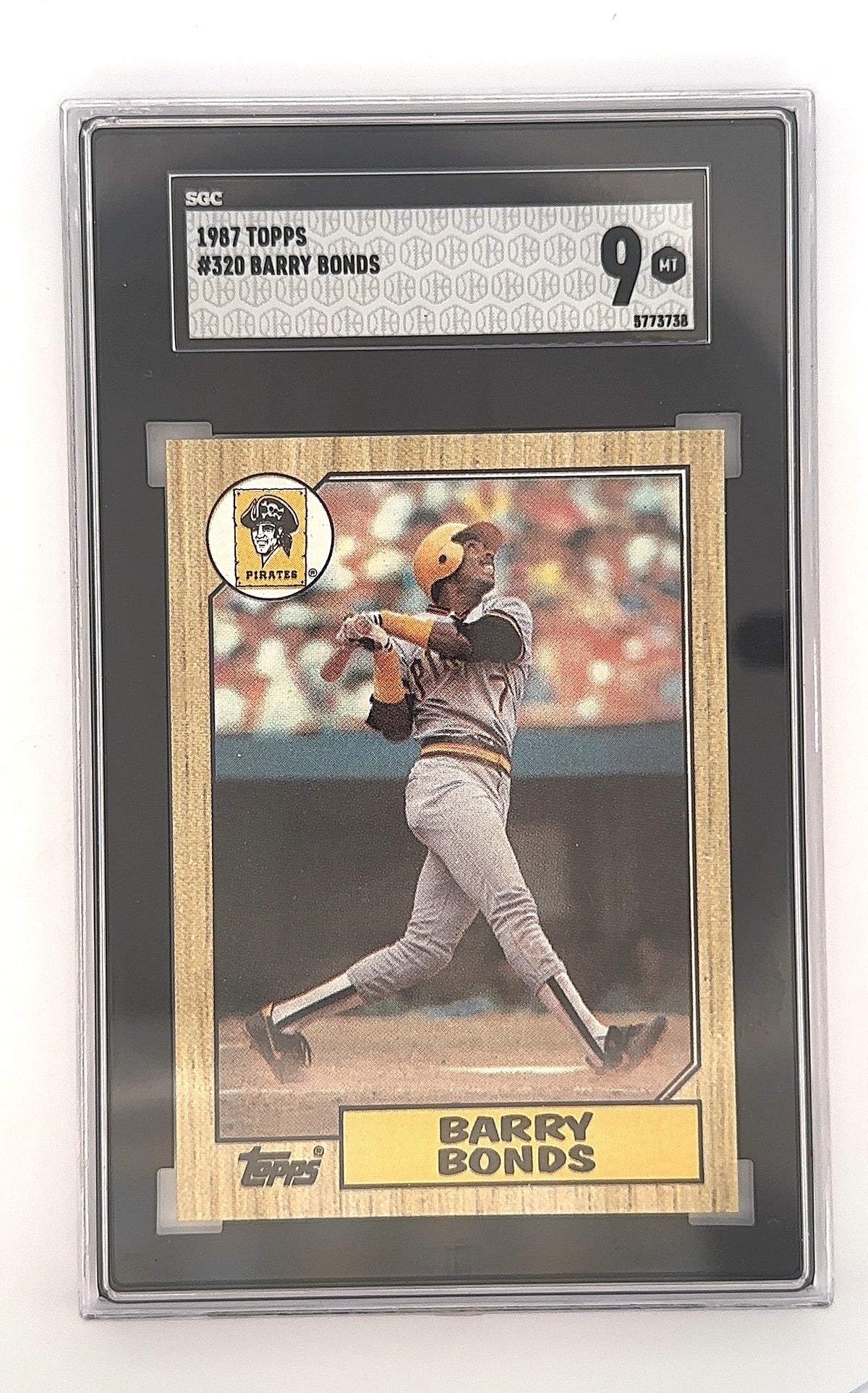 1987 Topps Barry Bonds #320 SGC 9 — front