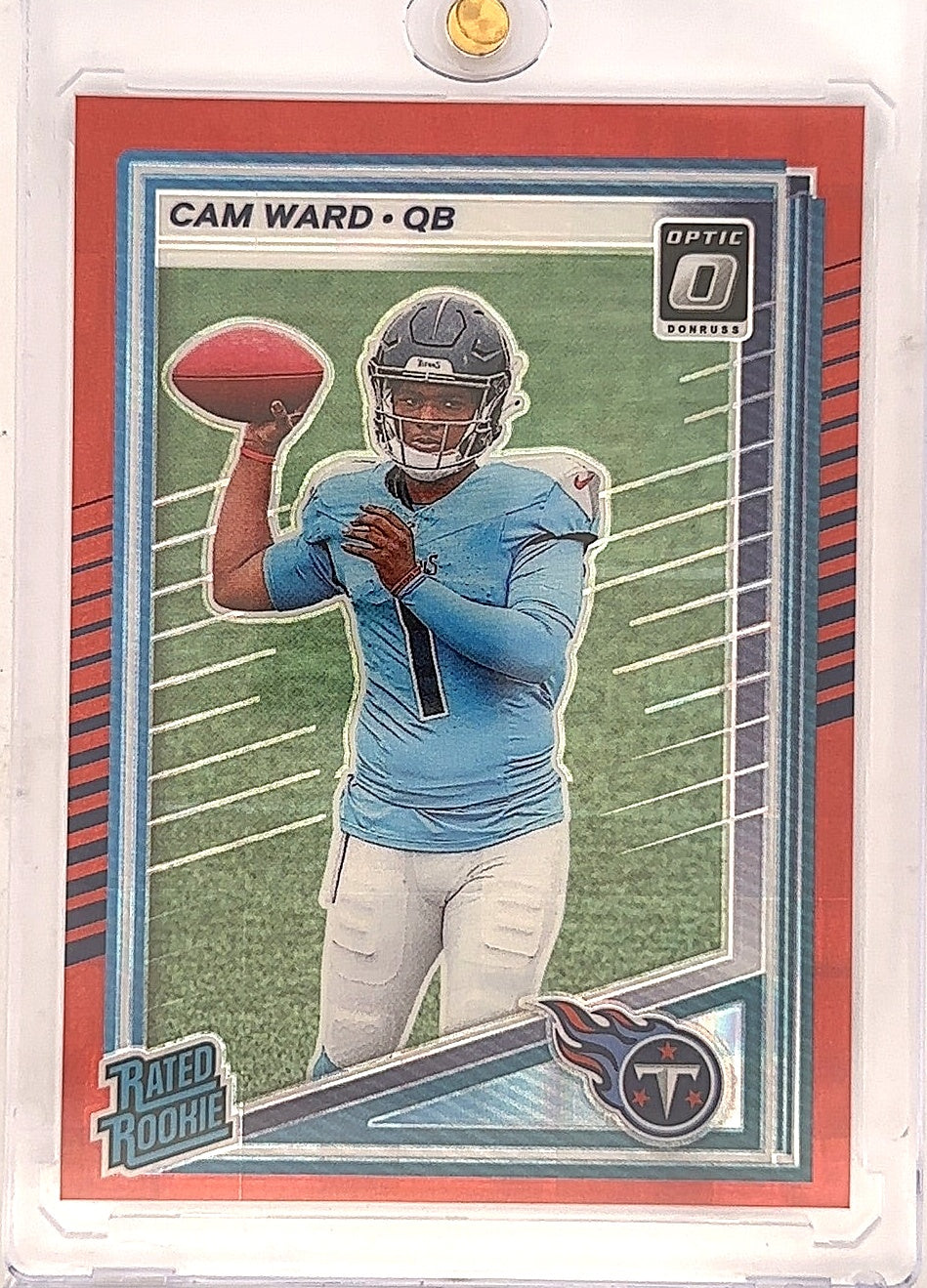 2025 Panini Donruss Cam Ward [Red Pandora Preview] #350 — front