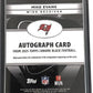 2025 Topps Chrome Black Autograph Mike Evans [Gold Mini-Diamond] #AU-ME AUTO — back