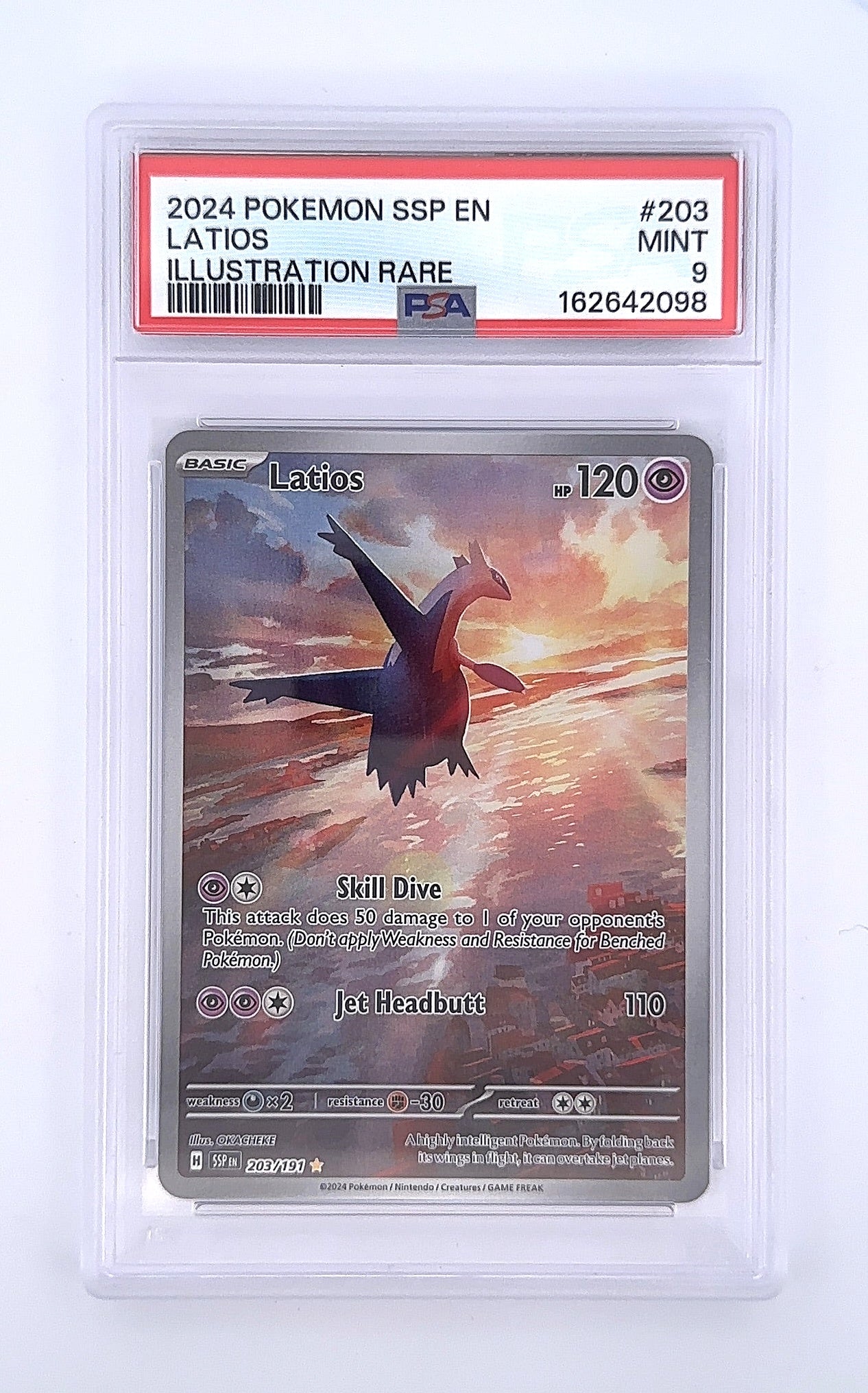 Latios - 203/191 #203/191 PSA MINT 9 — front