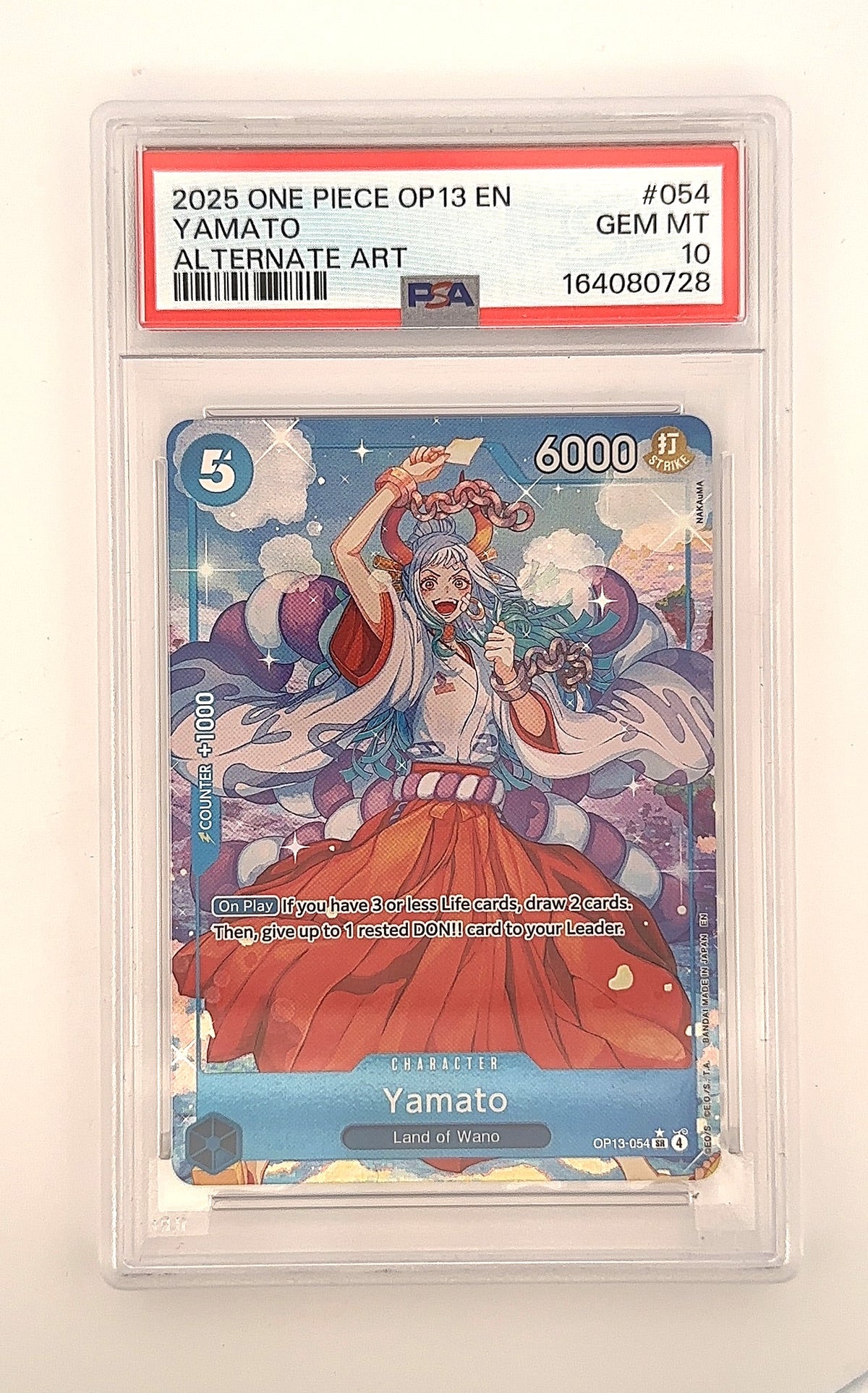 Yamato 2025 One Piece OP13 Alternate Art — front