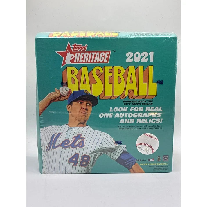 2021 Topps Heritage Baseball Mega Box [Blue Sparkle]