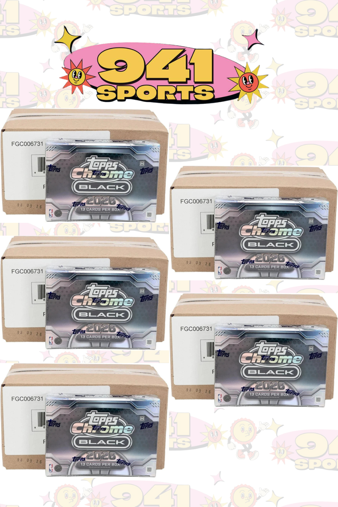 5 Case PYP Topps Chrome Black Basketball 2026