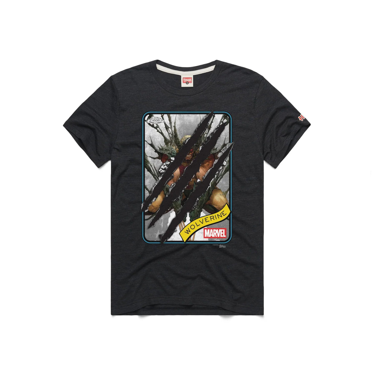 Topps Marvel Wolverine Card Charcoal T-Shirt