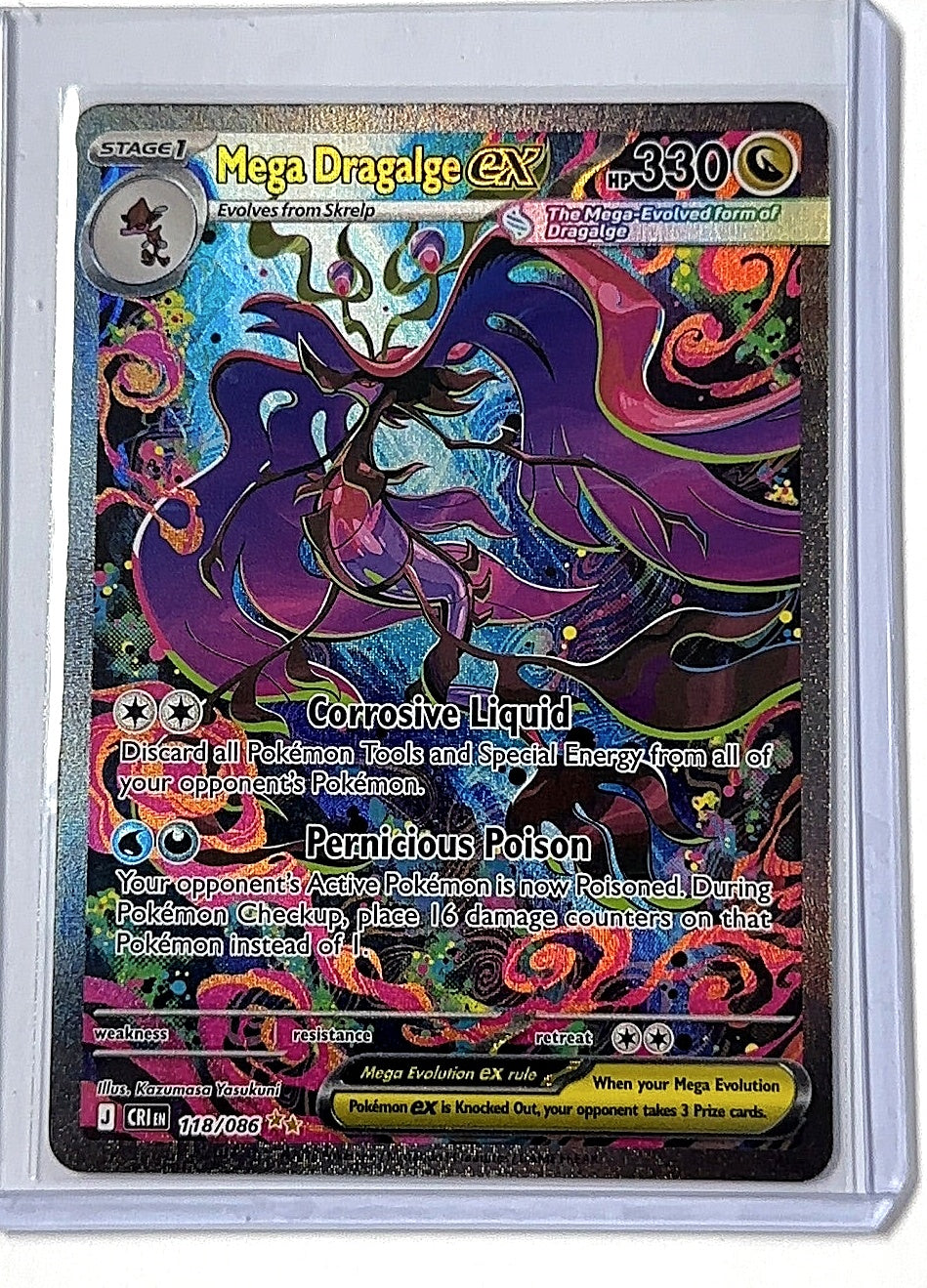 Mega Dragalge ex - 118/086 #118/086 — front