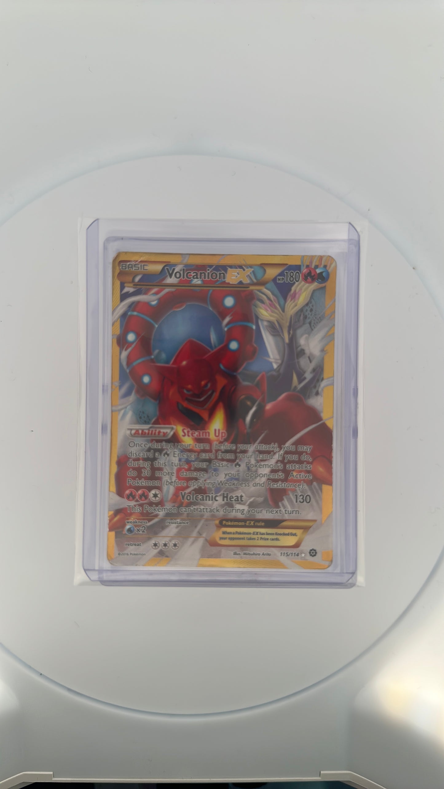 Volcanion EX (Secret) XY - Steam Siege #115/114 — front