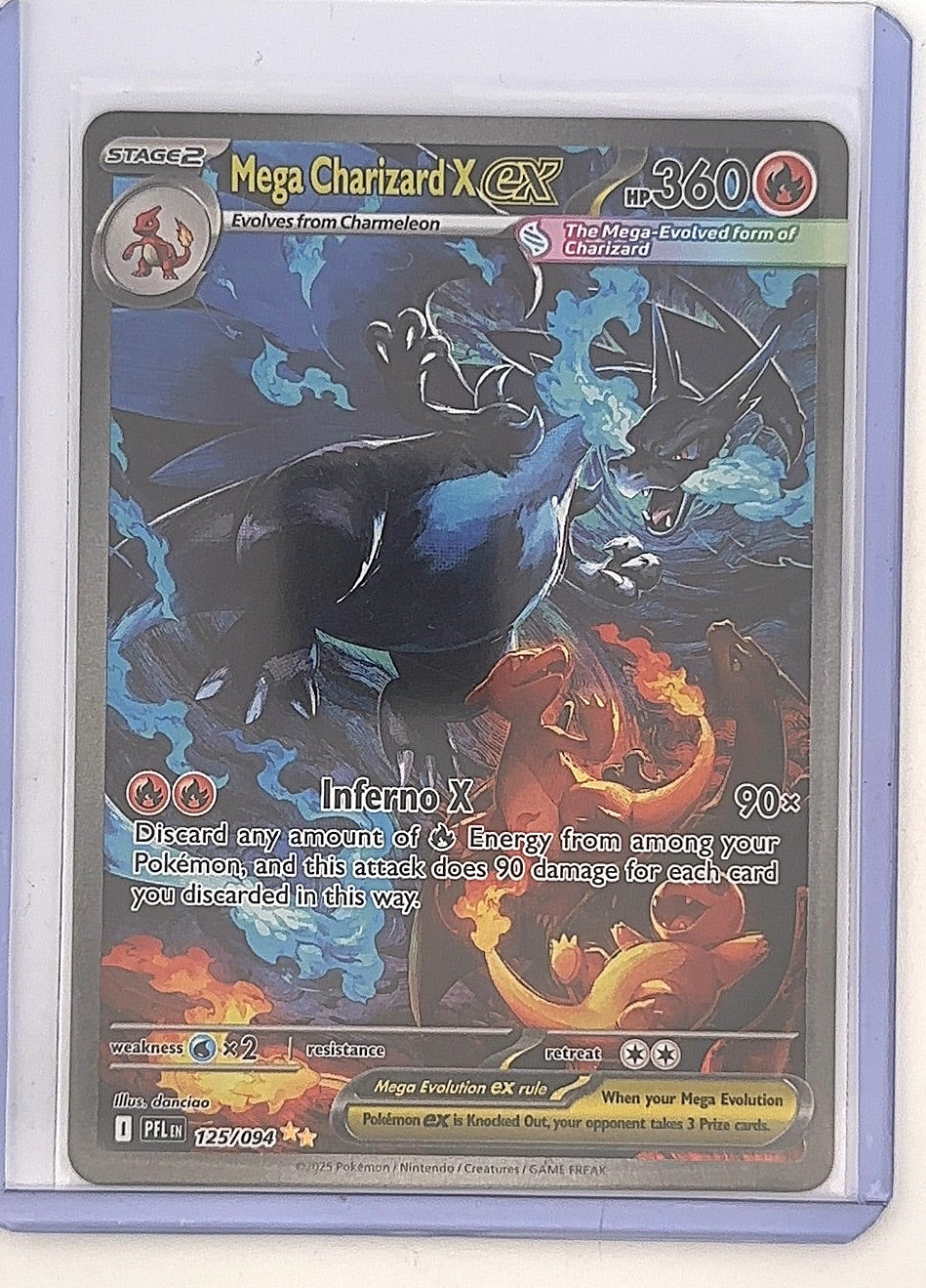 Mega Charizard X ex - 125/094 #125/094 — front