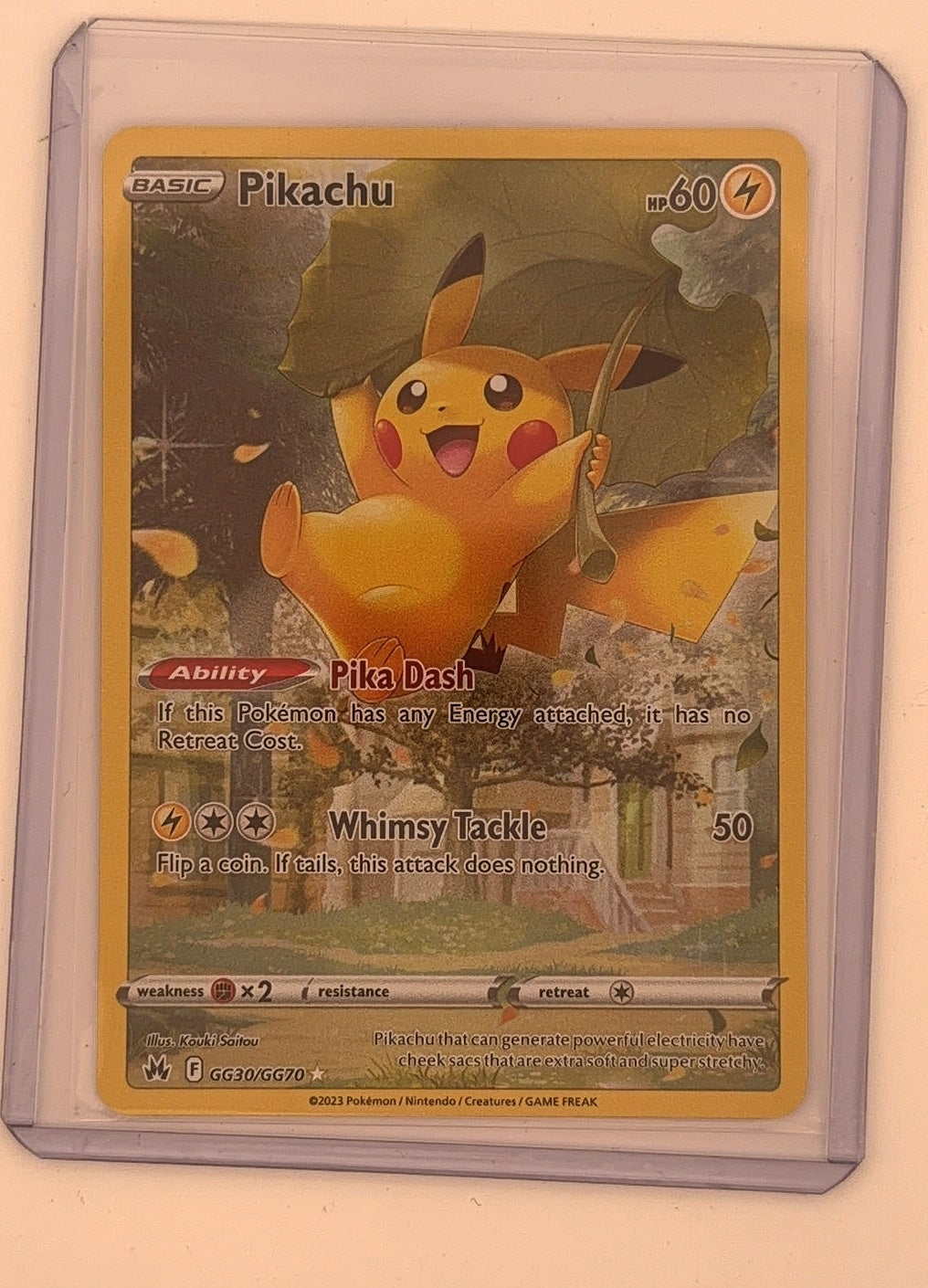 Pikachu #GG30/GG70 — front