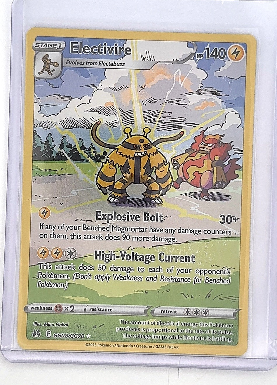 Electivire #GG08/GG70 — front