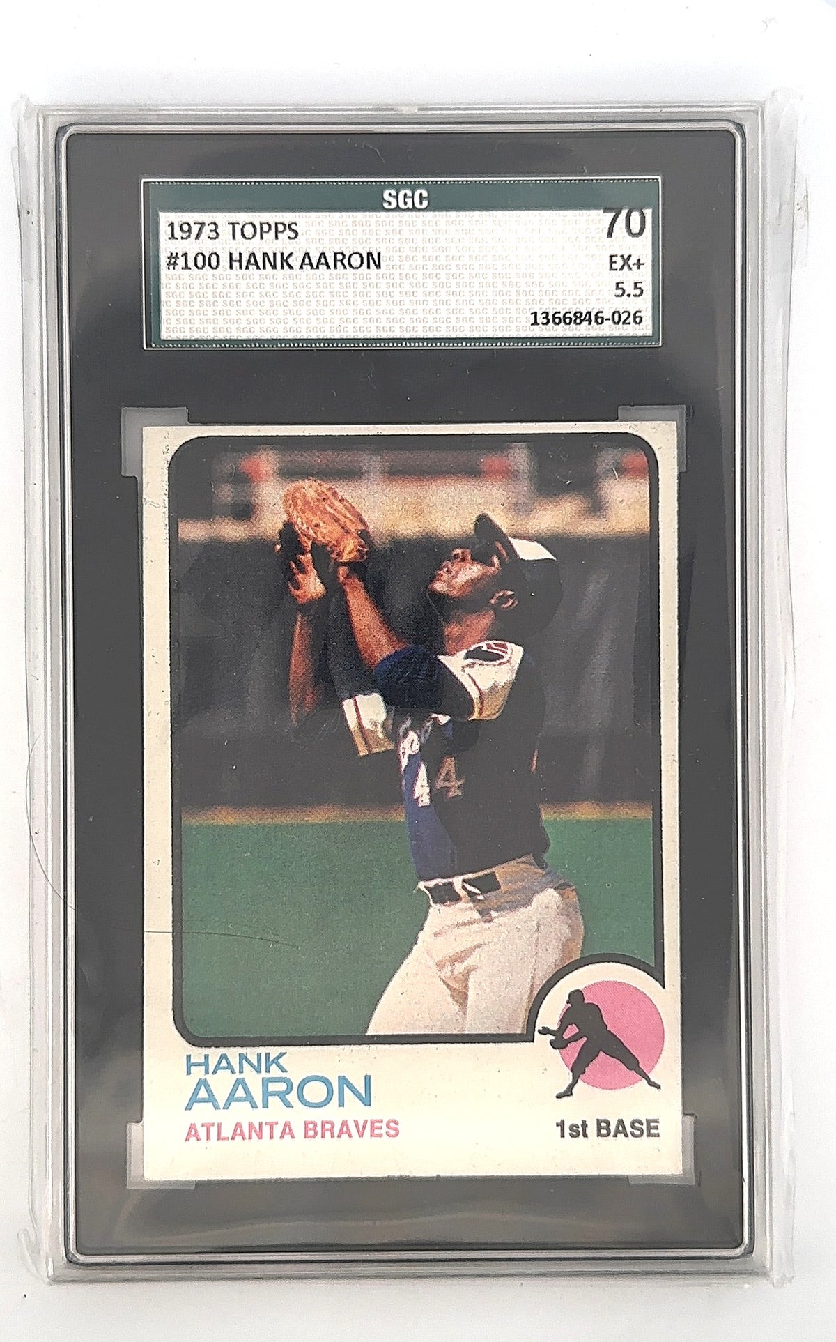 1973 Topps Hank Aaron #100 SGC 5.5 — front