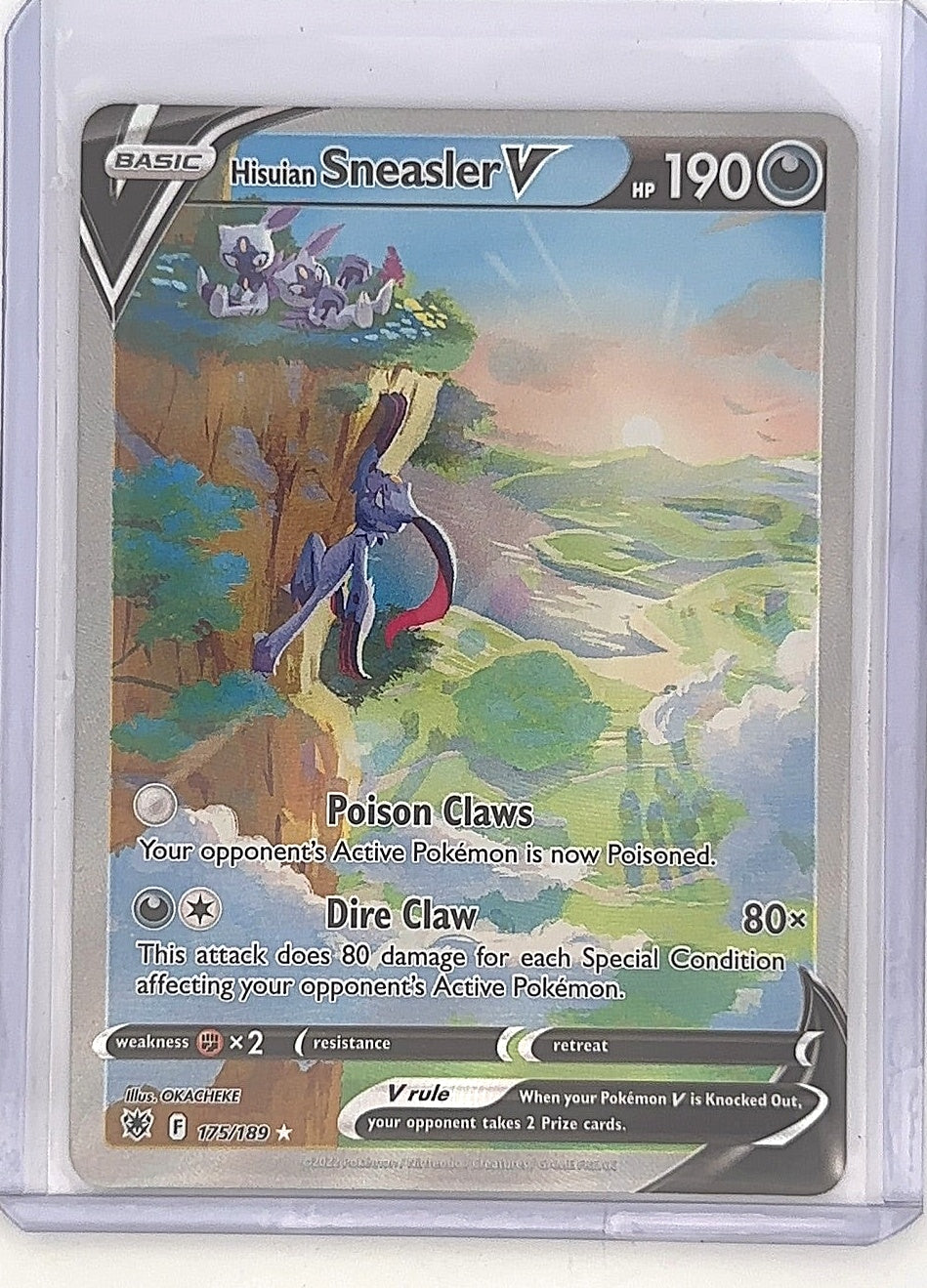Hisuian Sneasler V (Alternate Full Art) #175/189 — front
