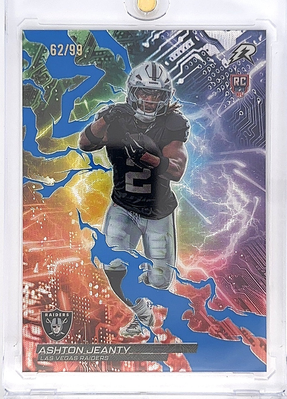 2025 Topps Resurgence Circuit Breakers Ashton Jeanty [Blue Surge] #CB-21 — front