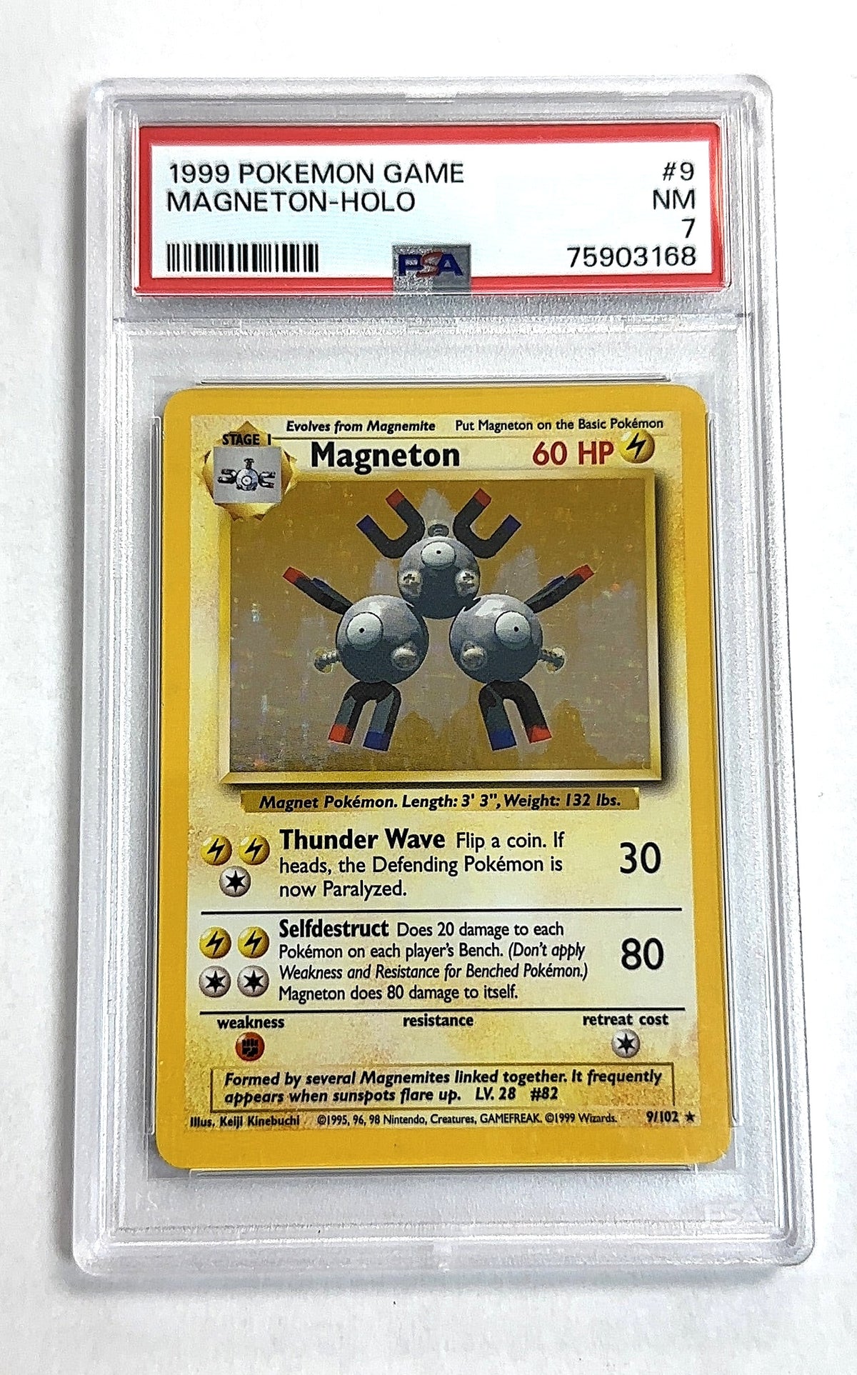 Magneton #009/102 PSA NM 7 — front