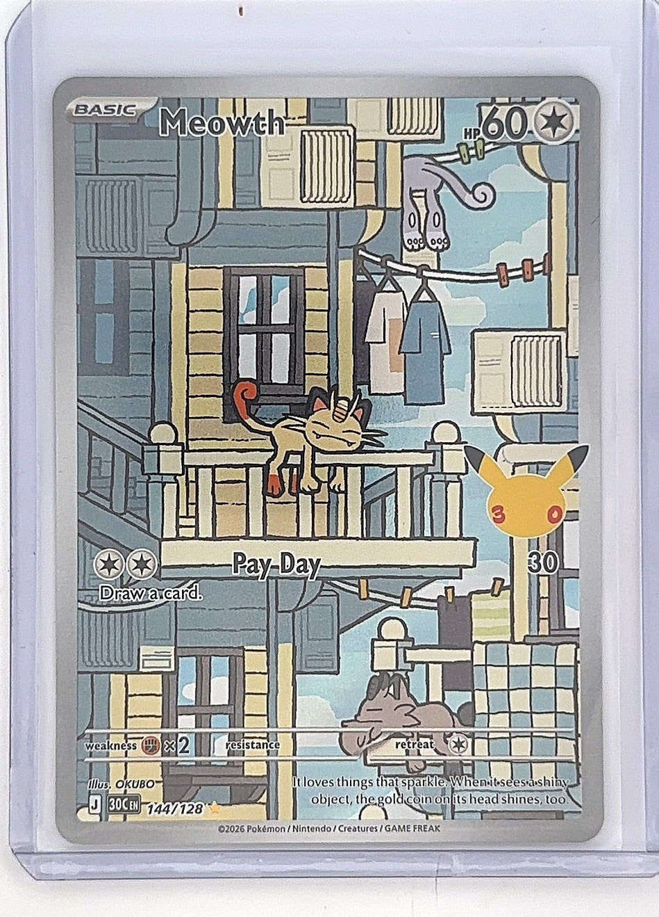 Meowth - 144/128 #144/128 — front