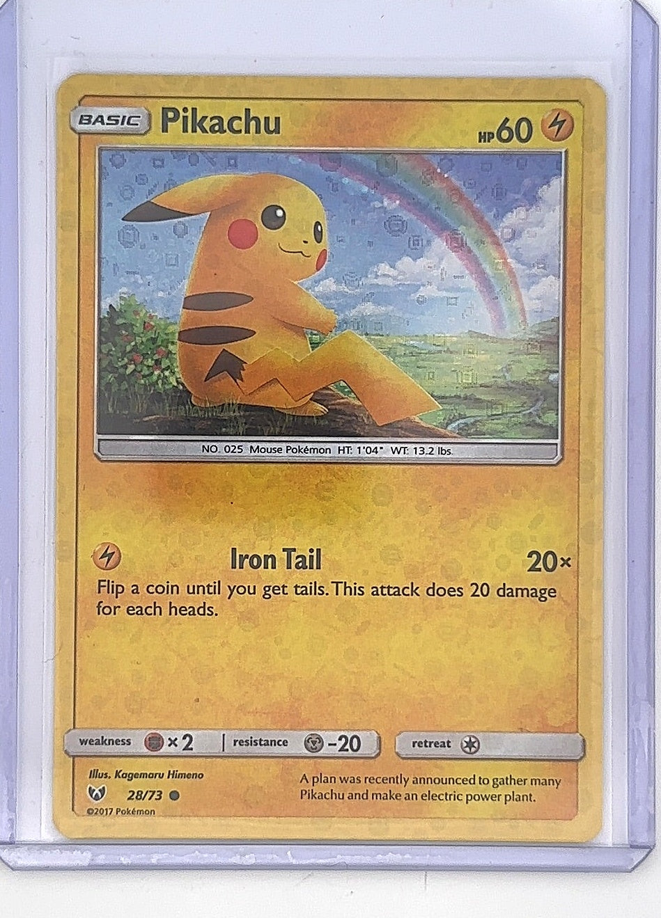 Pikachu #28/73 — front