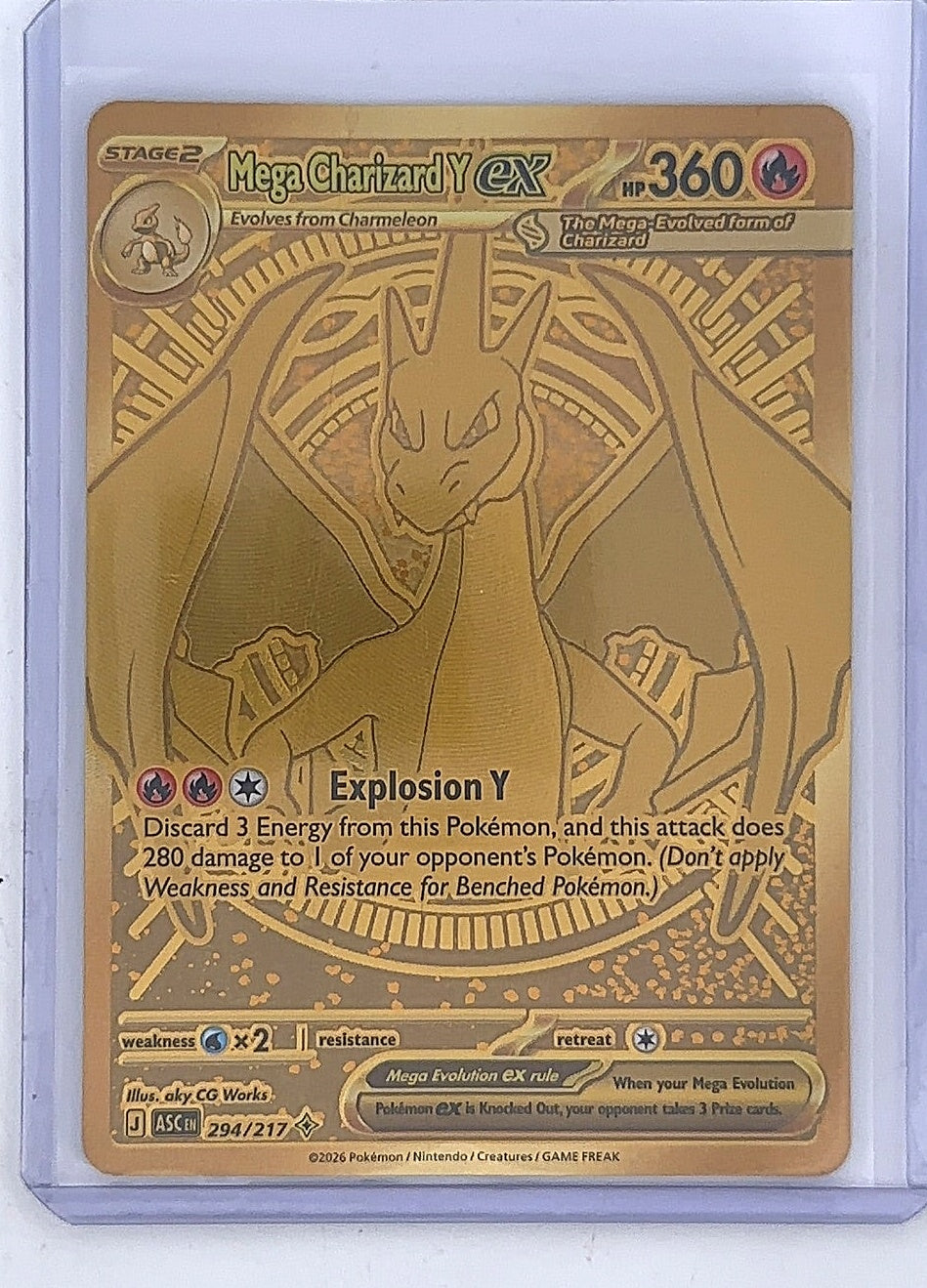 Mega Charizard Y ex - 294/217 #294/217 — front