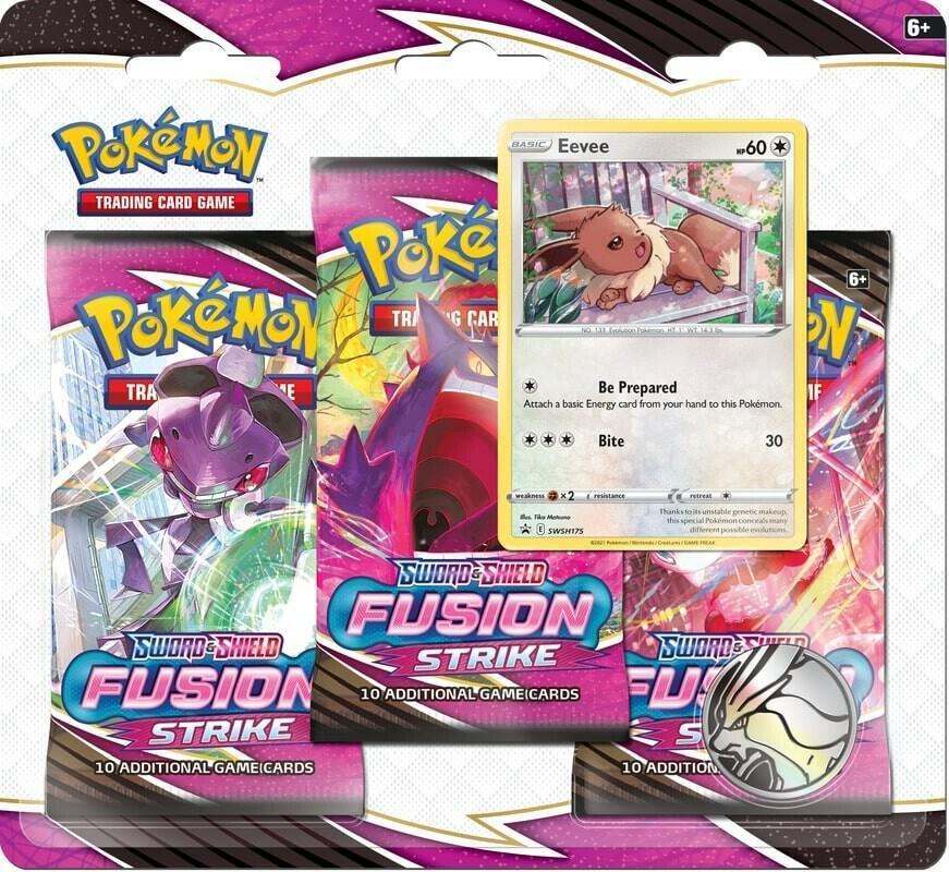 Fusion Strike 3 Pack Blister [Random] - SWSH08: Fusion Strike (SWSH08)