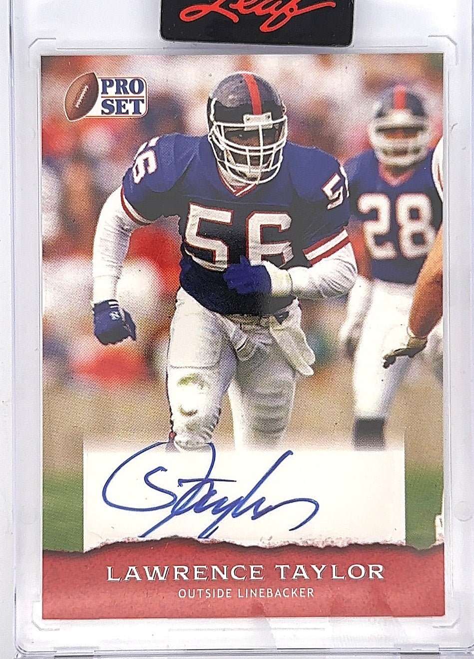 Lawrence Taylor Pro Set Leaf Autograph #PSA-LT1 — front