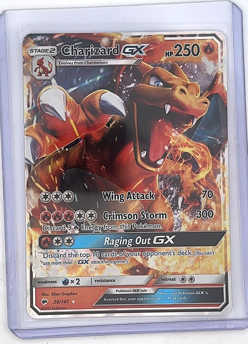 Charizard GX #20/147 — front