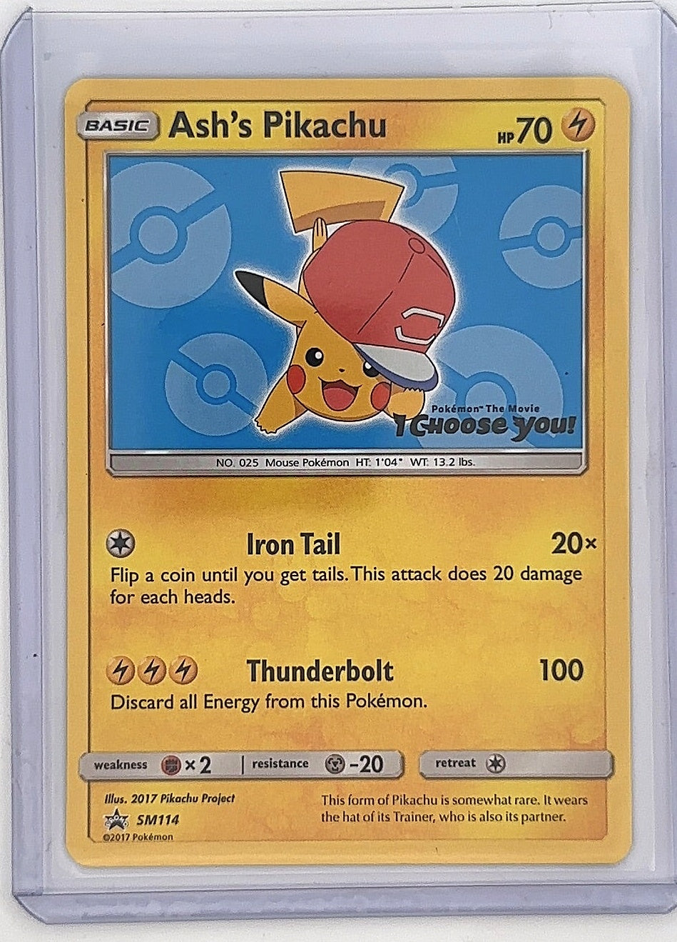 Ash's Pikachu - SM114 #SM114 — front