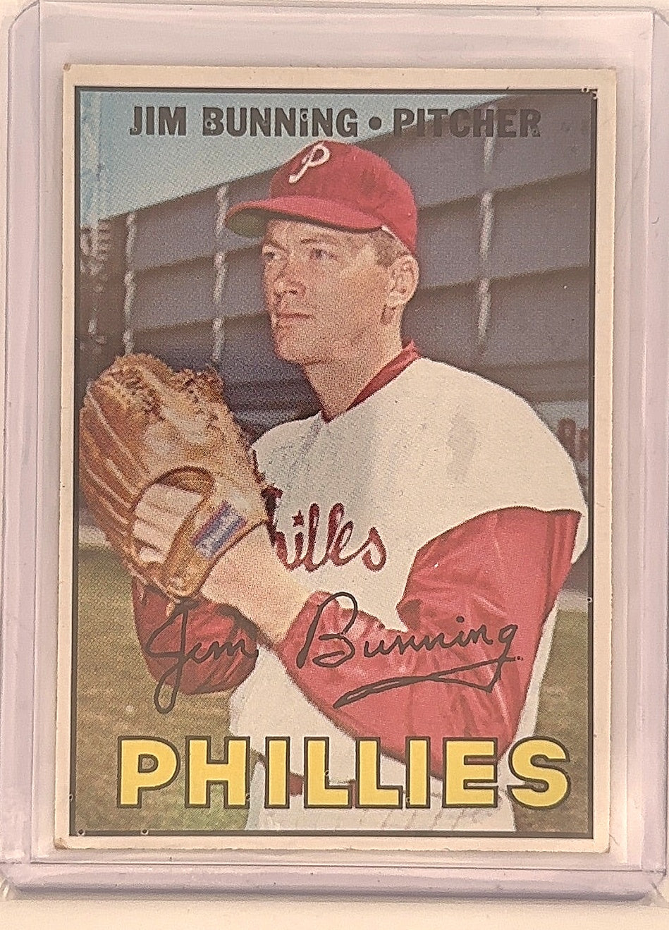 1967 Topps Jim Bunning #560 — front