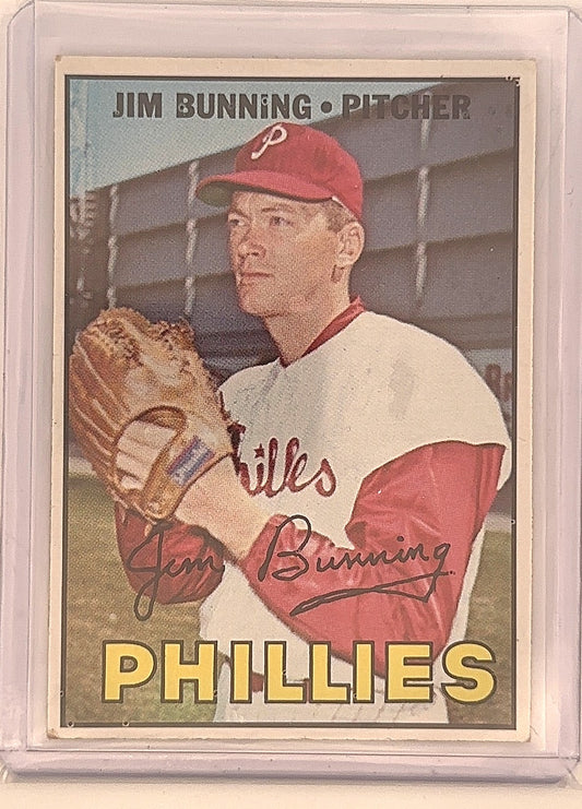 1967 Topps Jim Bunning #560 — front