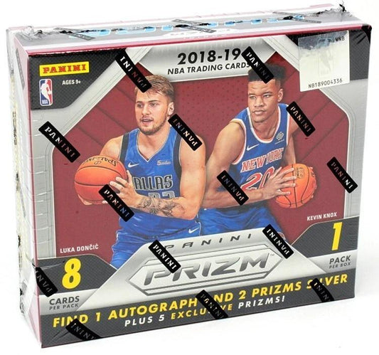 18-19 Panini Prizm NBA Basketball Choice Hobby Box