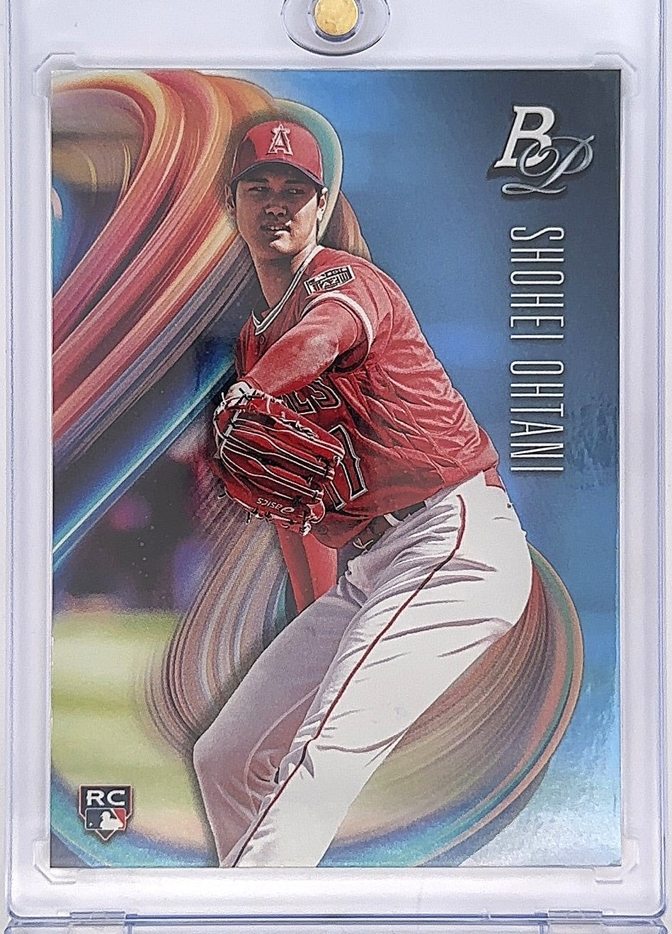 2018 Bowman Platinum Shohei Ohtani [With Glove] #34 — front