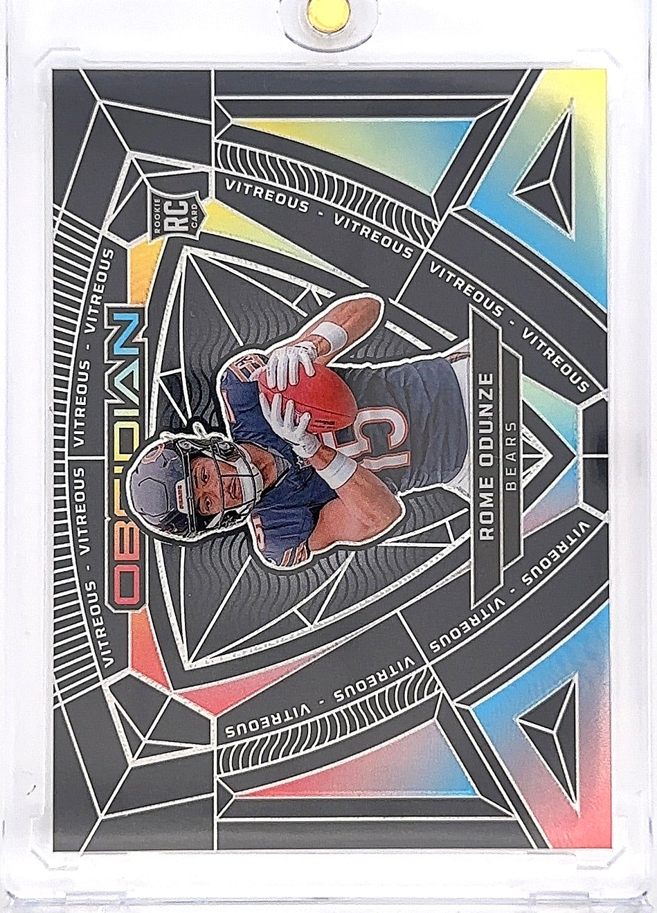 2024 Panini Obsidian Vitreous Rome Odunze #9 — front