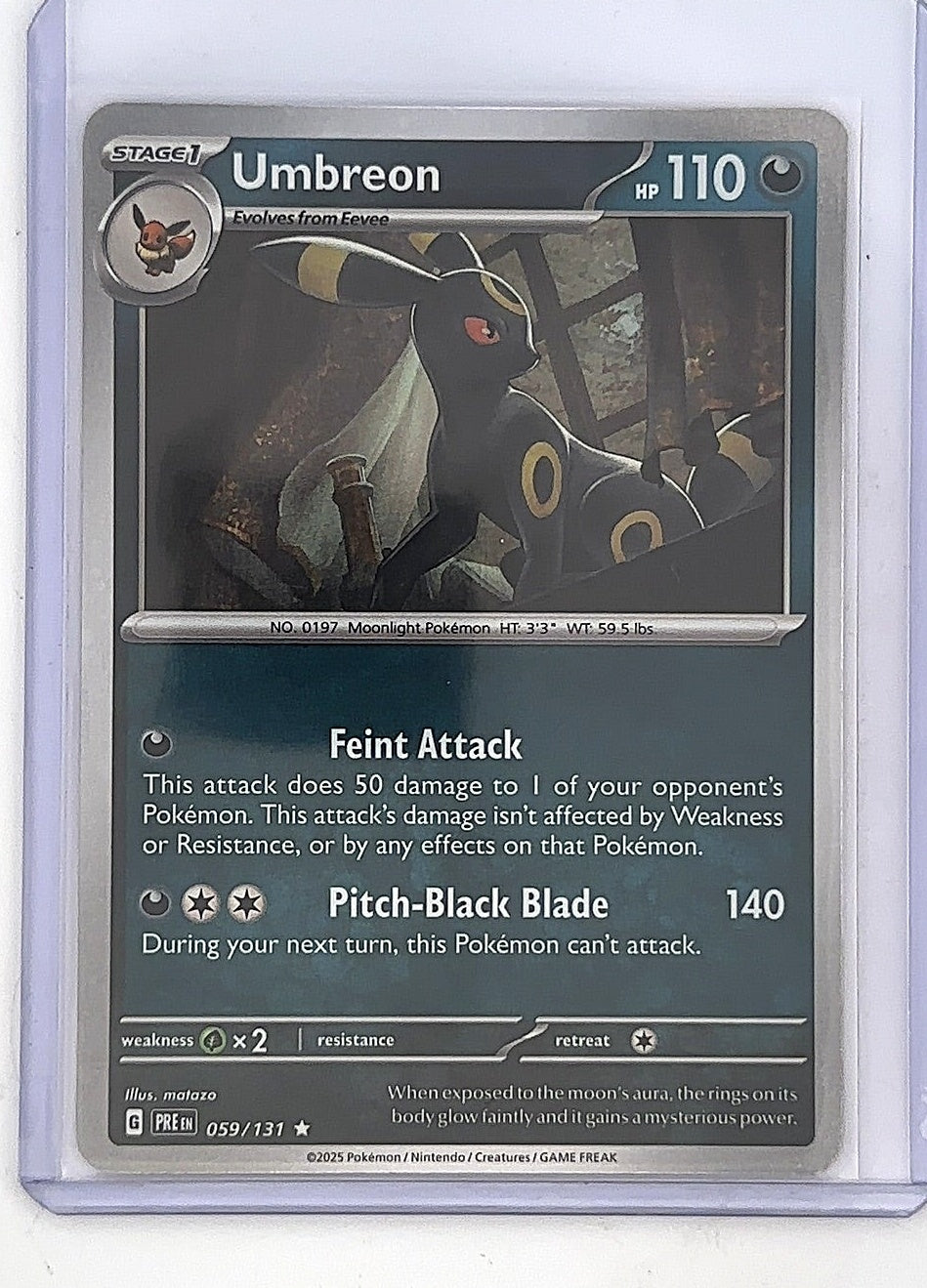 Umbreon - 059 (Cosmos Holo) #059/131 — front