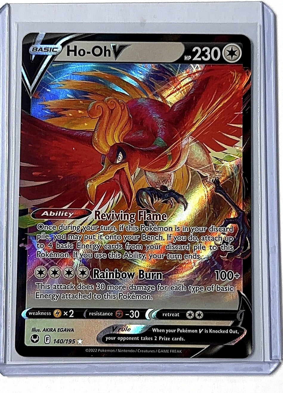 Ho-Oh V #140/195 — front
